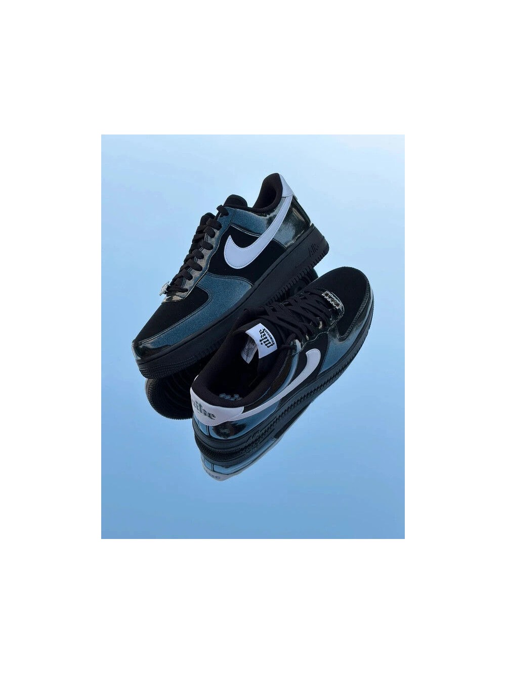 Nike Air Force 1 Low ´07 LV8 Glam Rock Black White - Taille 47