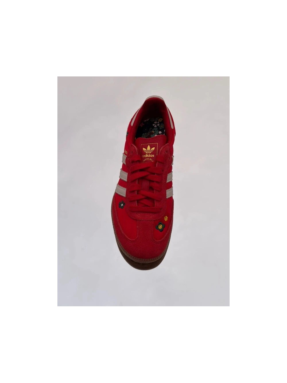 Adidas Samba OG Better Scarlet Bright Green Off White Gum X Liberty London - Taille 38
