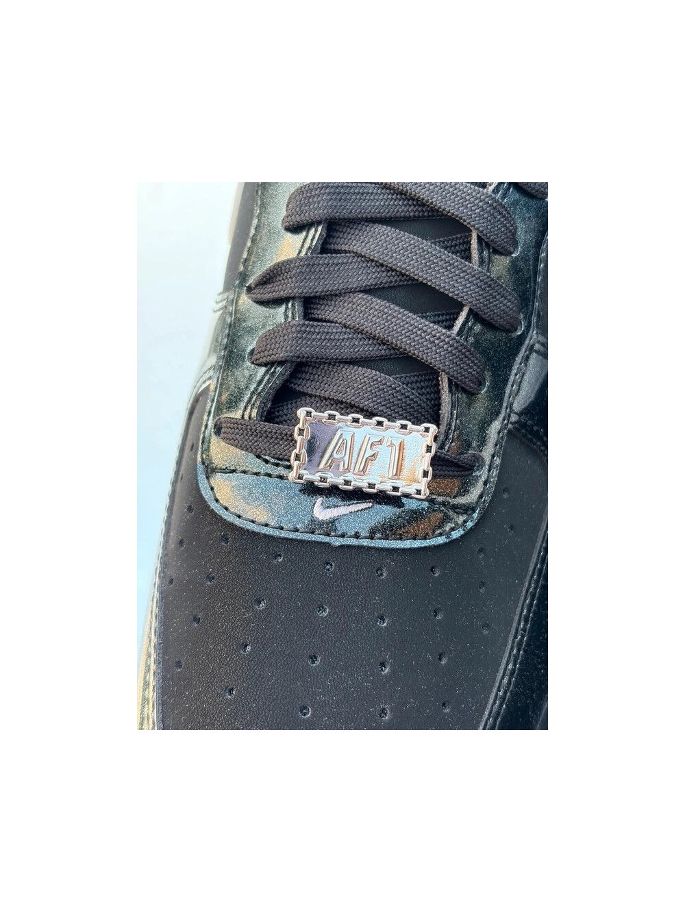 Nike Air Force 1 Low ´07 LV8 Glam Rock Black White - Taille 47
