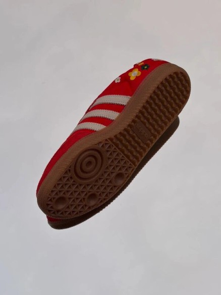 Adidas Samba OG Better Scarlet Bright Green Off White Gum X Liberty London - Taille 38