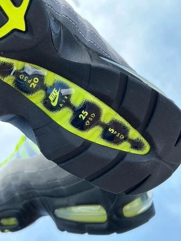 Nike Air Max 95 Big Bubble Neon Yellow Black Anthracite - Taille 39 2