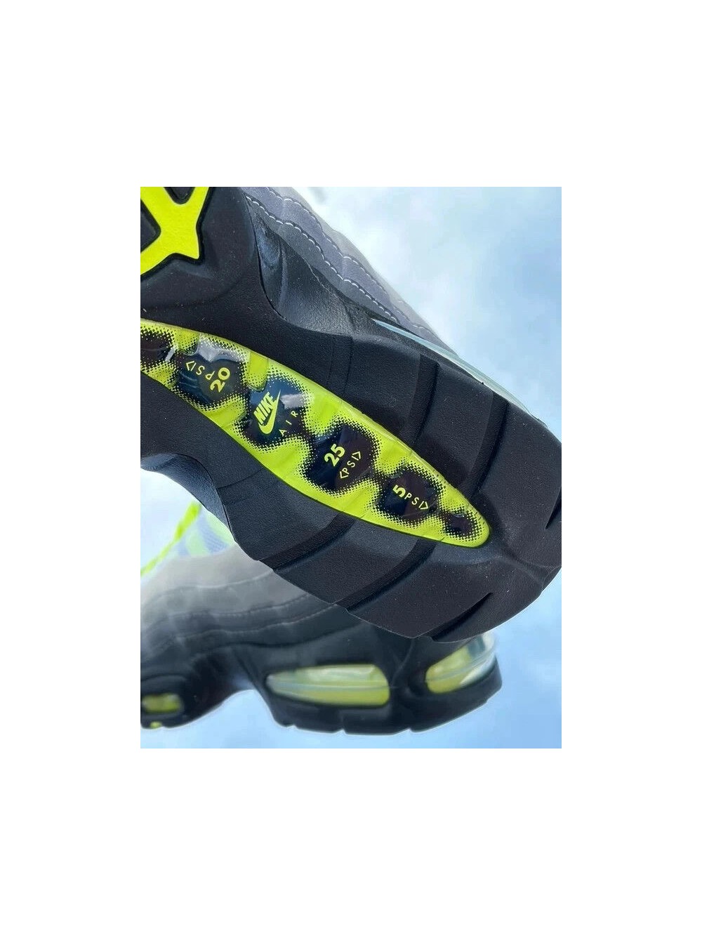 Nike Air Max 95 Big Bubble Neon Yellow Black Anthracite - Taille 39