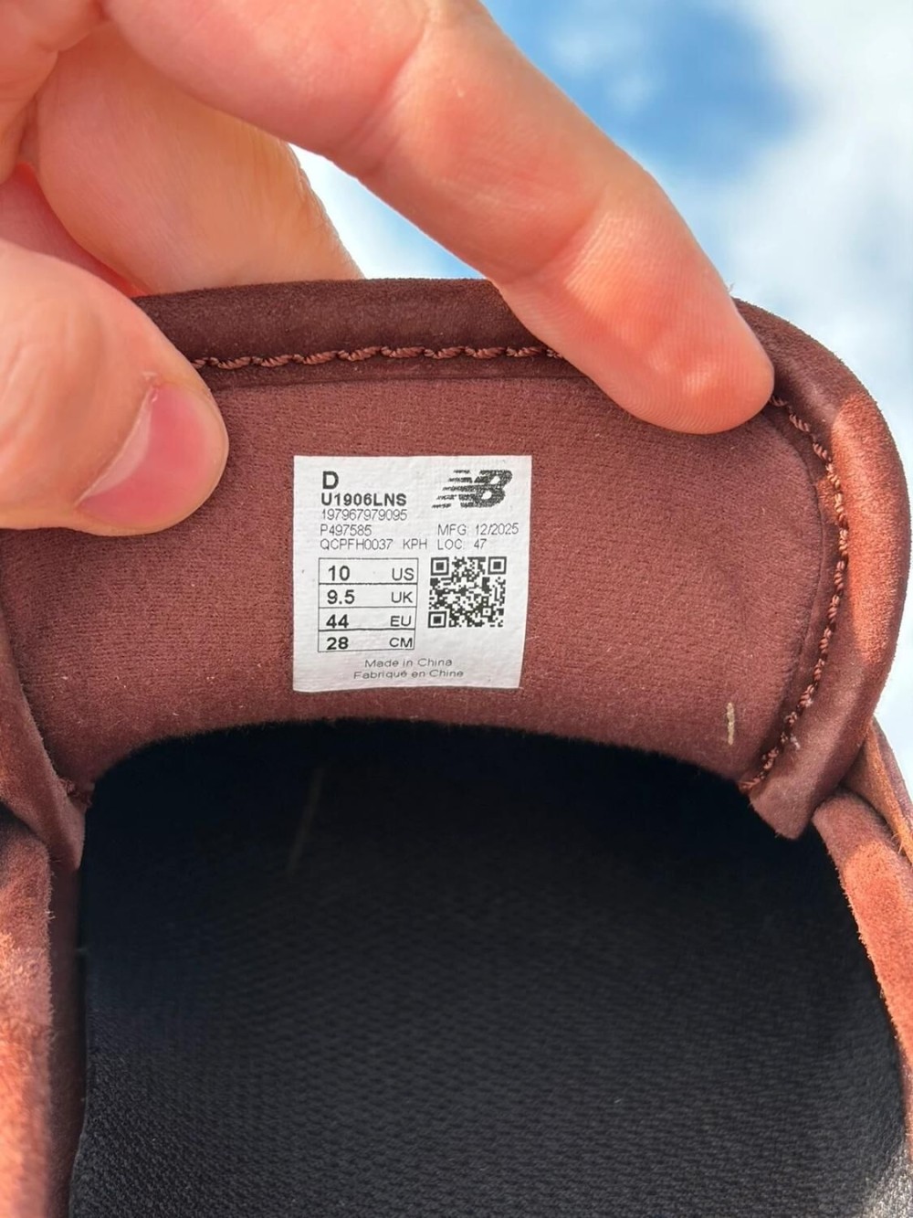 New Balance 1906L Rich Oak Suede - Taille 44