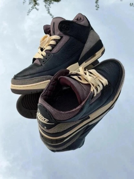 Air Jordan 3 Retro OG SP While You Were Sleeping X A Ma Manière / Black Flat Pewter - Taille 45