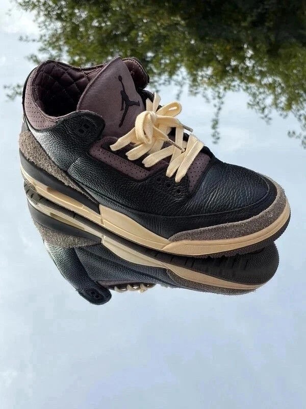 Air Jordan 3 Retro OG SP While You Were Sleeping X A Ma Manière / Black Flat Pewter - Taille 45 2