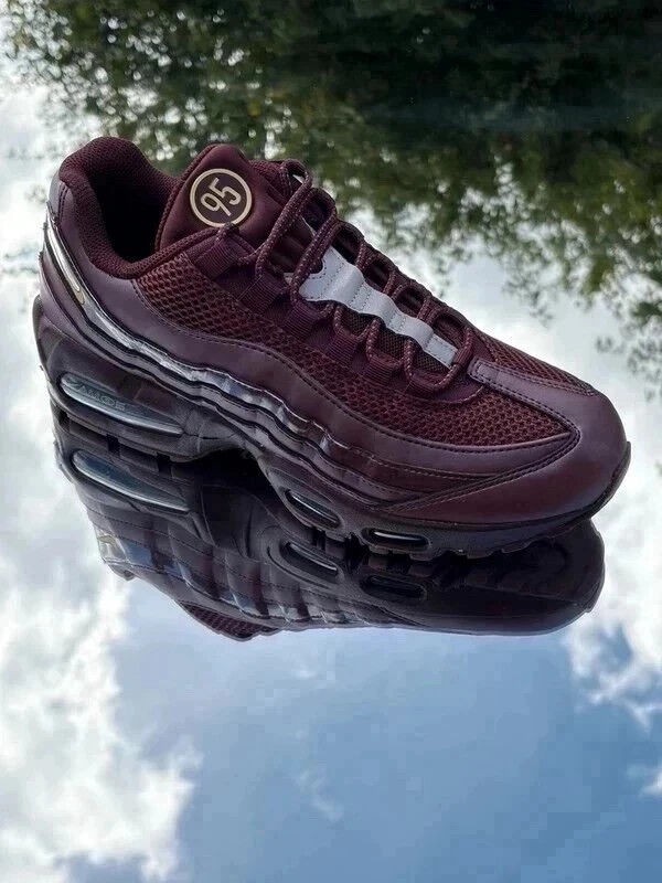 Nike Air Max 95 Big Bubble SE Total 90 Burgundy Crush Metallic Gold - Taille 42 2
