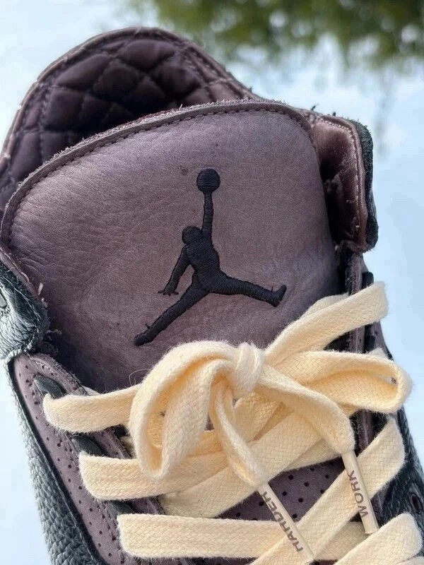 Air Jordan 3 Retro OG SP While You Were Sleeping X A Ma Manière / Black Flat Pewter - Taille 45 2