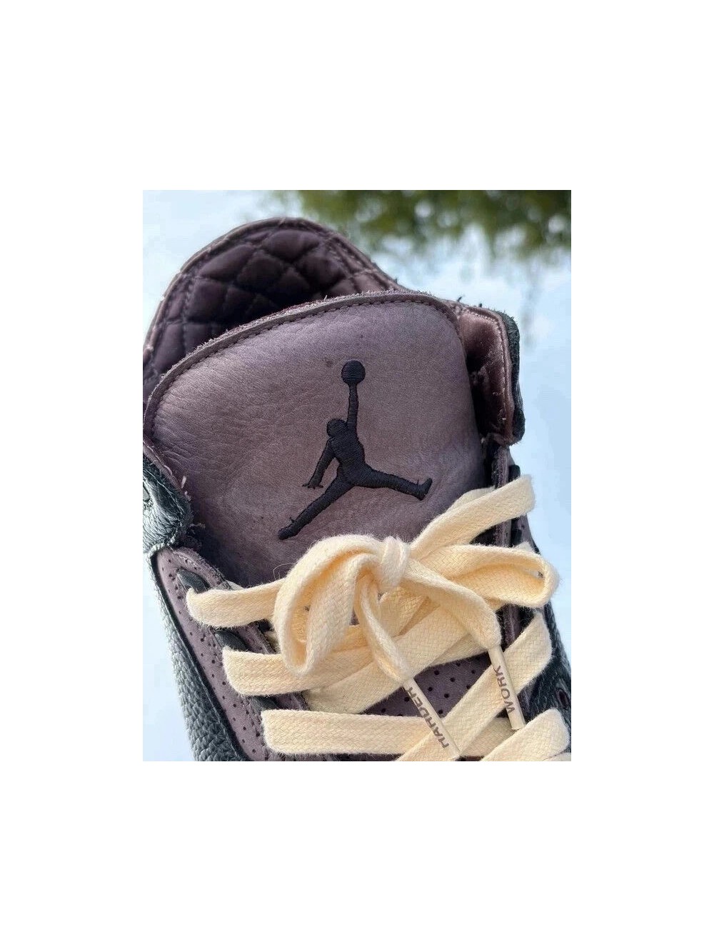 Air Jordan 3 Retro OG SP While You Were Sleeping X A Ma Manière / Black Flat Pewter - Taille 45