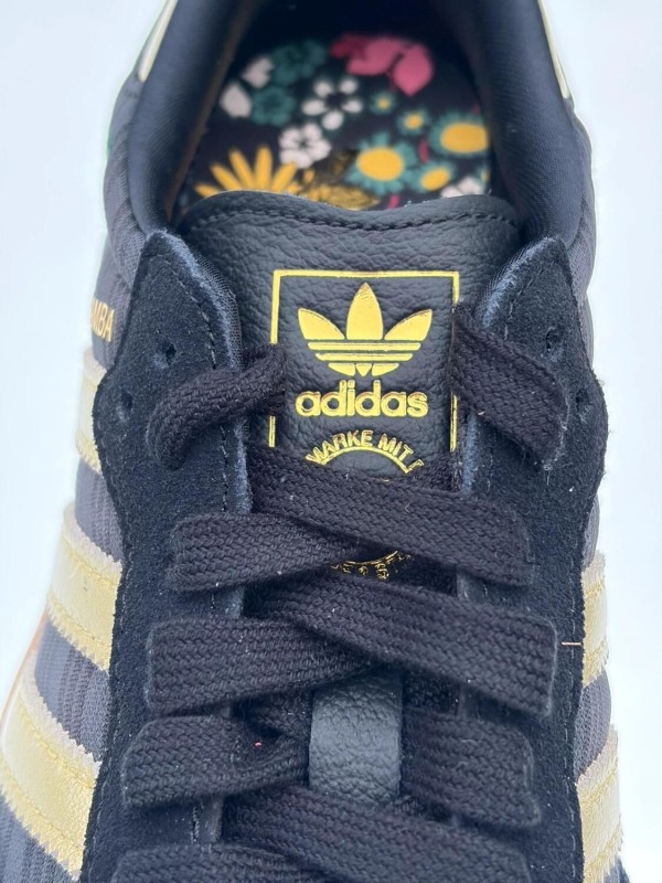Adidas Samba OG Core Black Gold Metallic X Liberty London - Taille 36,5 2