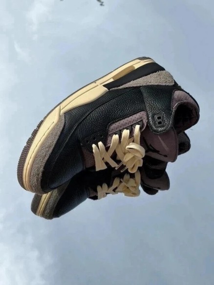 Air Jordan 3 Retro OG SP While You Were Sleeping X A Ma Manière / Black Flat Pewter - Taille 45