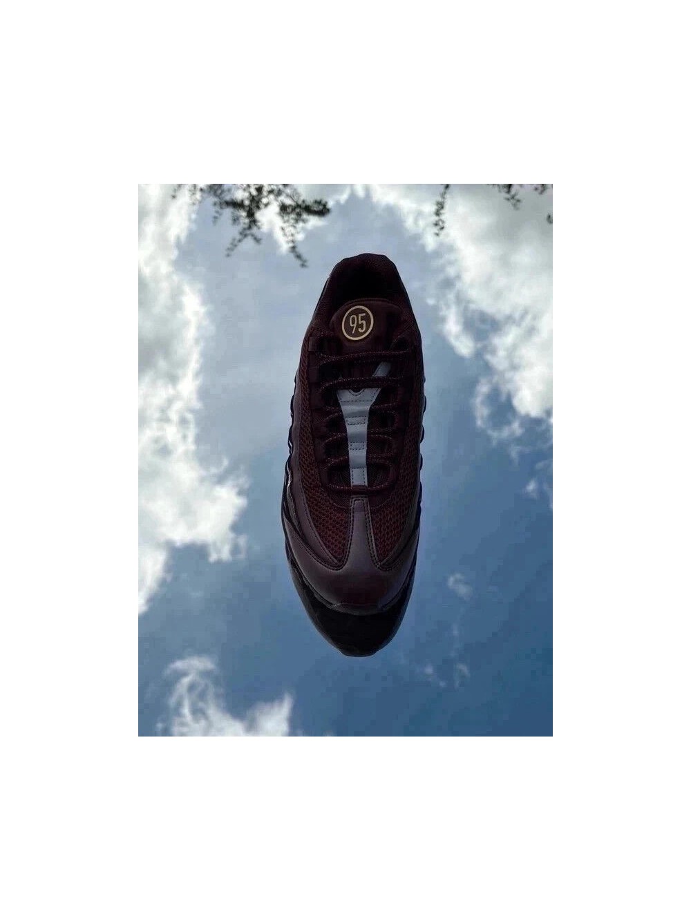 Nike Air Max 95 Big Bubble SE Total 90 Burgundy Crush Metallic Gold - Taille 42