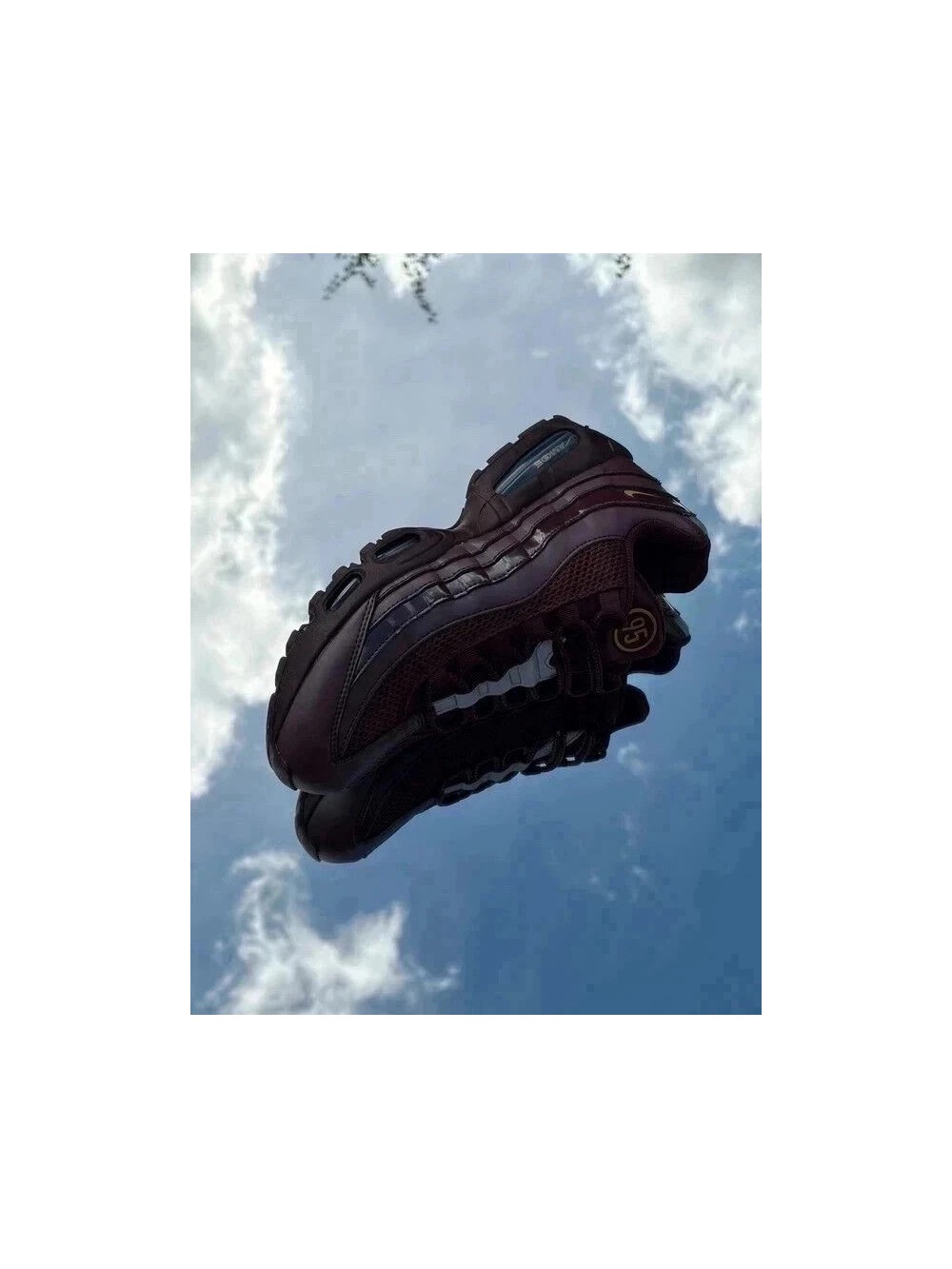 Nike Air Max 95 Big Bubble SE Total 90 Burgundy Crush Metallic Gold - Taille 42