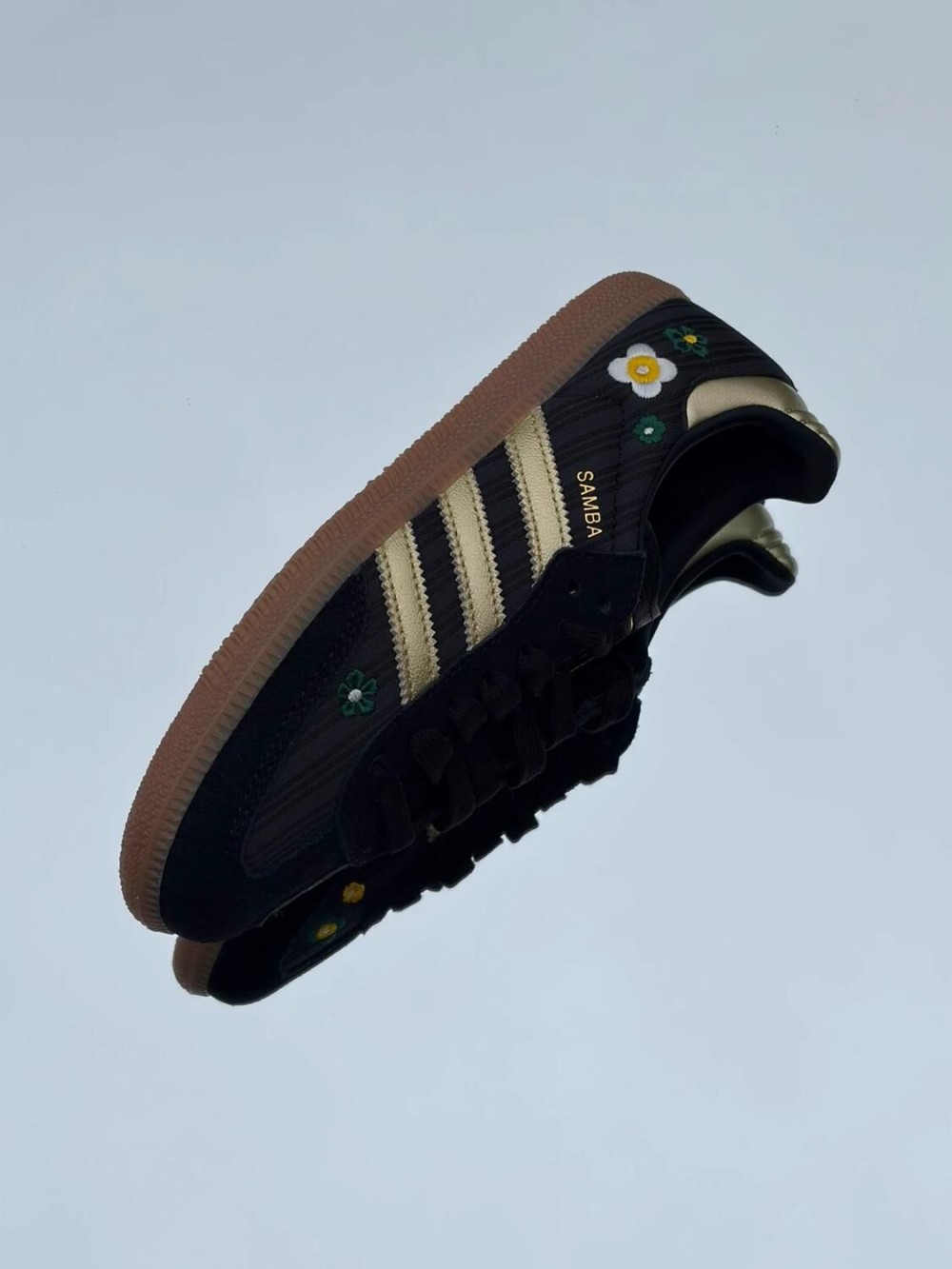 Adidas Samba OG Core Black Gold Metallic X Liberty London - Taille 36,5