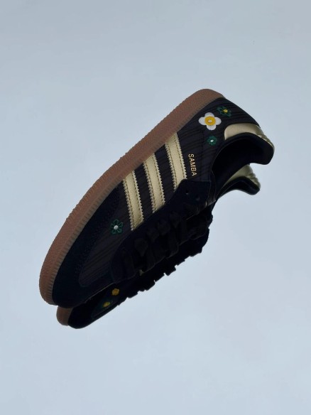 Adidas Samba OG Core Black Gold Metallic X Liberty London - Taille 36,5
