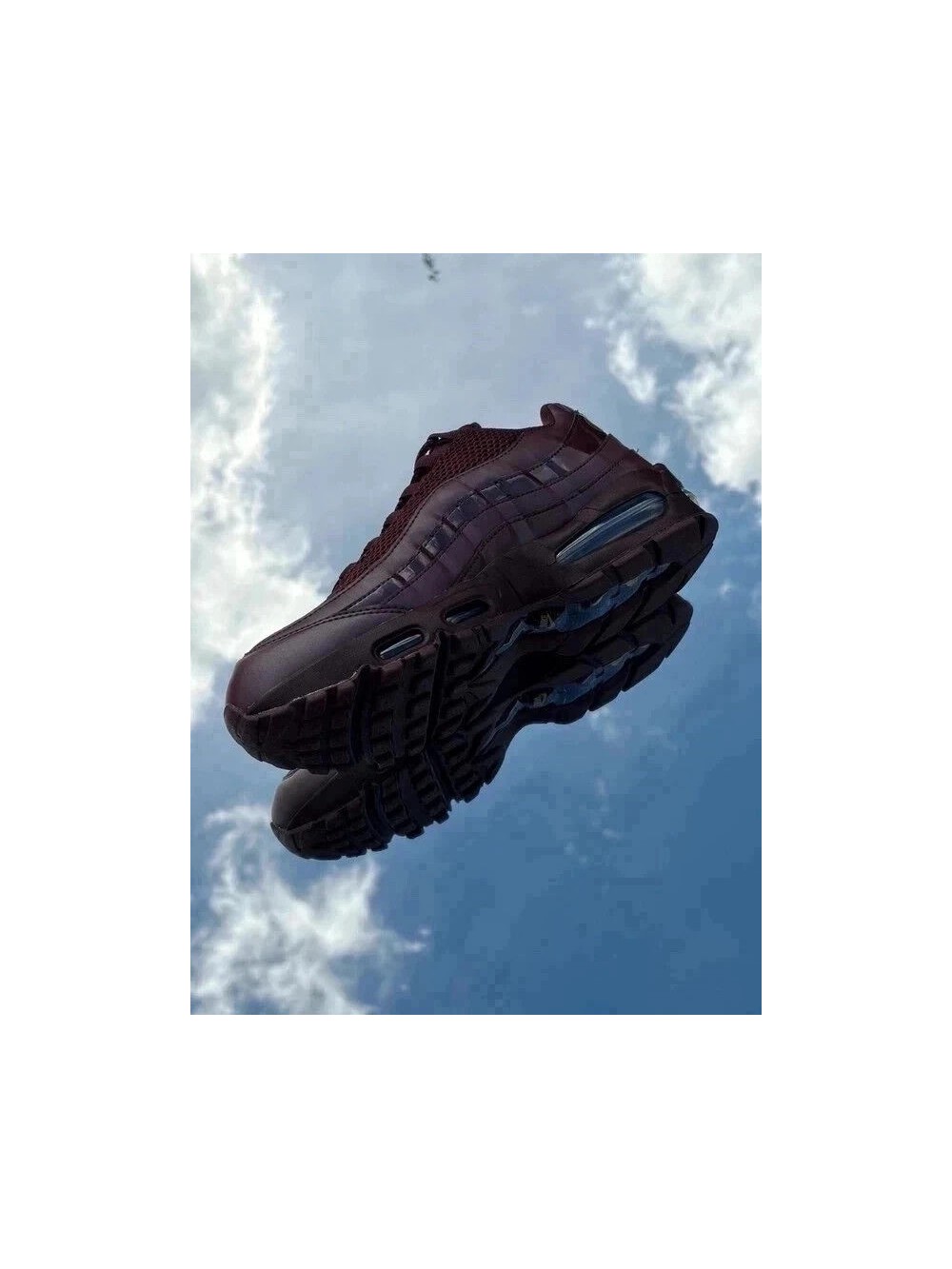 Nike Air Max 95 Big Bubble SE Total 90 Burgundy Crush Metallic Gold - Taille 42