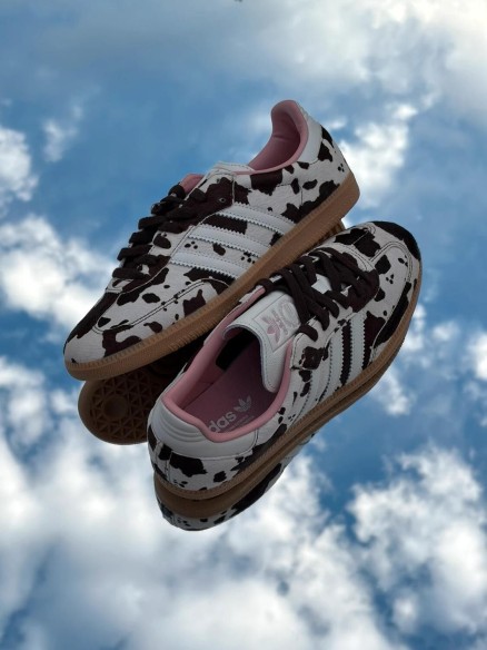 Adidas Samba OG Cow Print Dark Brown - Taille 44
