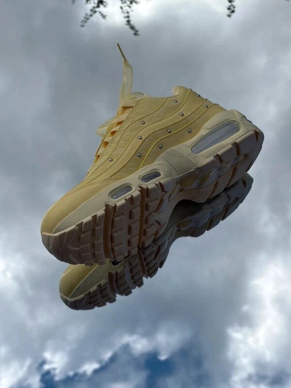 Nike Air Max 95 Big Bubble Soft Yellow Metallic Silver - Taille 39 2