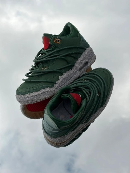 Air Jordan 3 Retro OG SP Contrete Rose X Teyana Taylor Fire Red Gorge Green - Taille 35,5