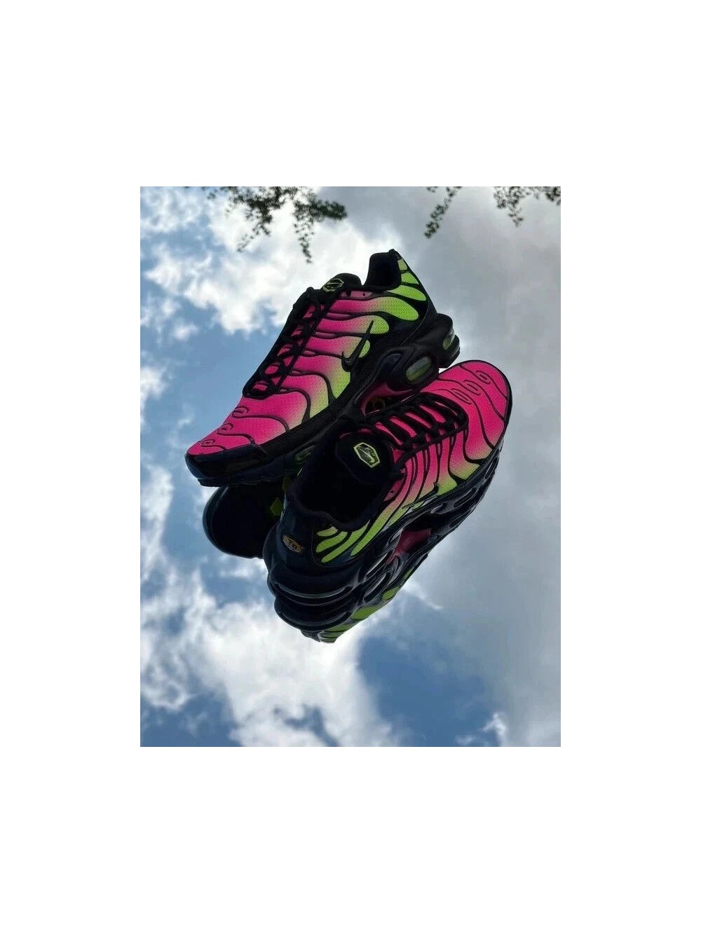Nike Air Max Plus Black Hyper Pink Volt - Taille 42,5