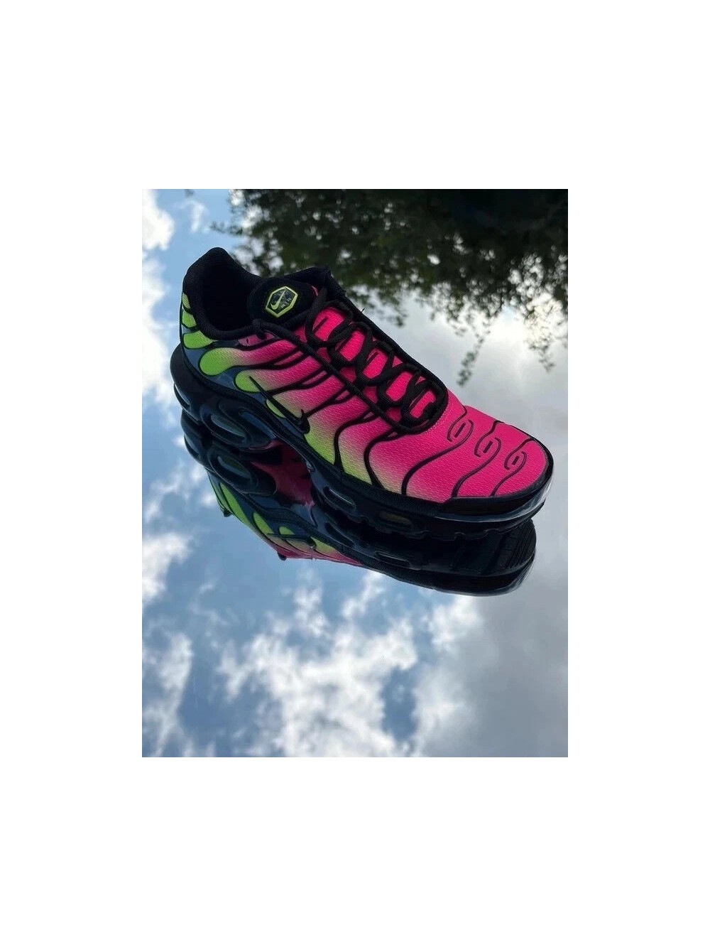 Nike Air Max Plus Black Hyper Pink Volt - Taille 42,5