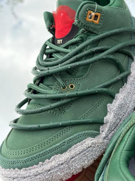 Air Jordan 3 Retro OG SP Contrete Rose X Teyana Taylor Fire Red Gorge Green - Taille 35,5