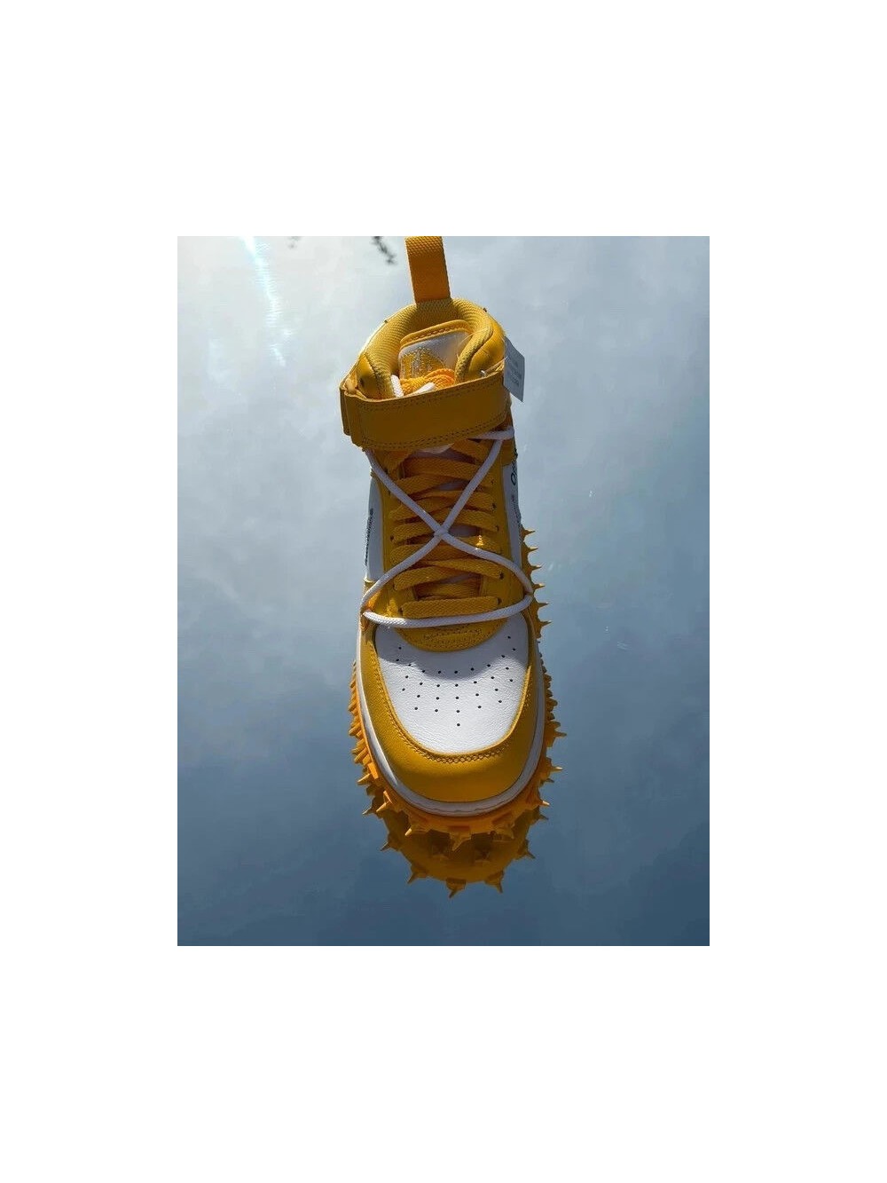 Nike Air Force 1 Mid SP X Off-White White Varsity Maize - Taille 40,5