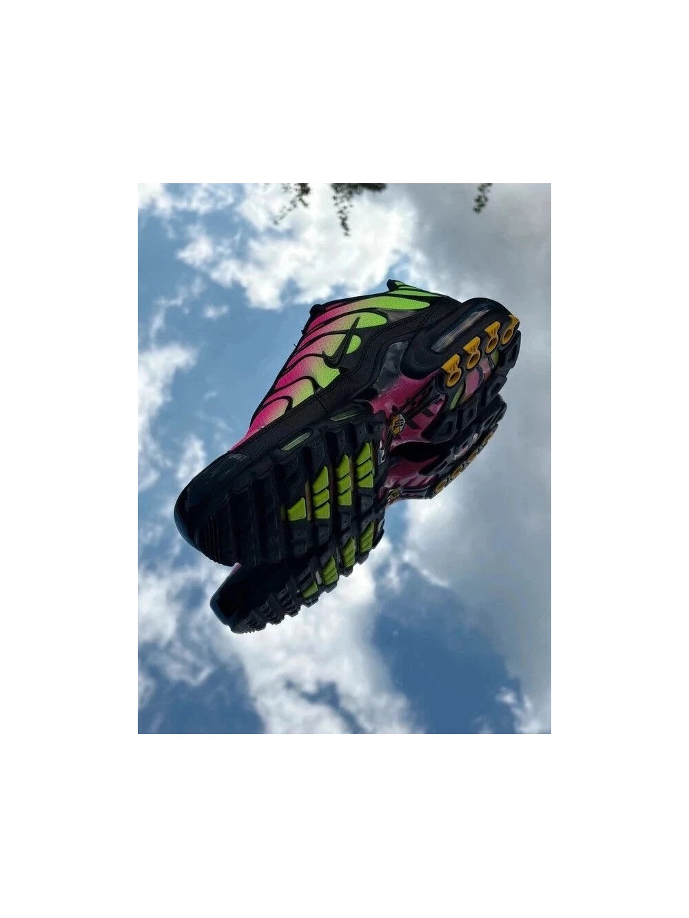 Nike Air Max Plus Black Hyper Pink Volt - Taille 42,5