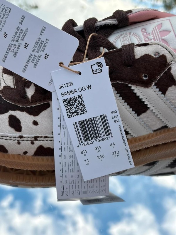 Adidas Samba OG Cow Print Dark Brown - Taille 44 2