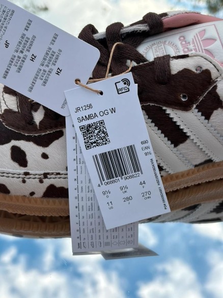 Adidas Samba OG Cow Print Dark Brown - Taille 44