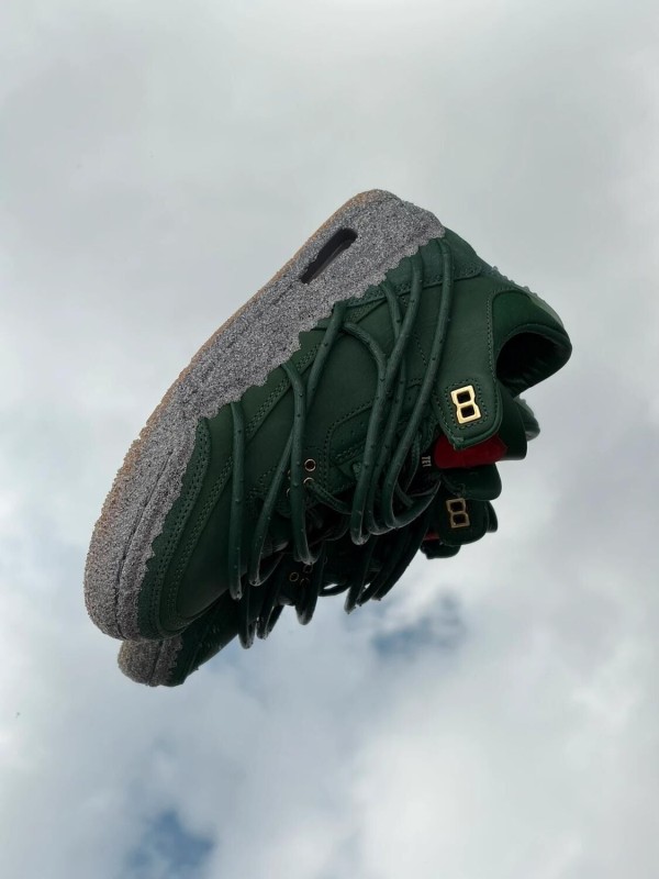 Air Jordan 3 Retro OG SP Contrete Rose X Teyana Taylor Fire Red Gorge Green - Taille 35,5 2