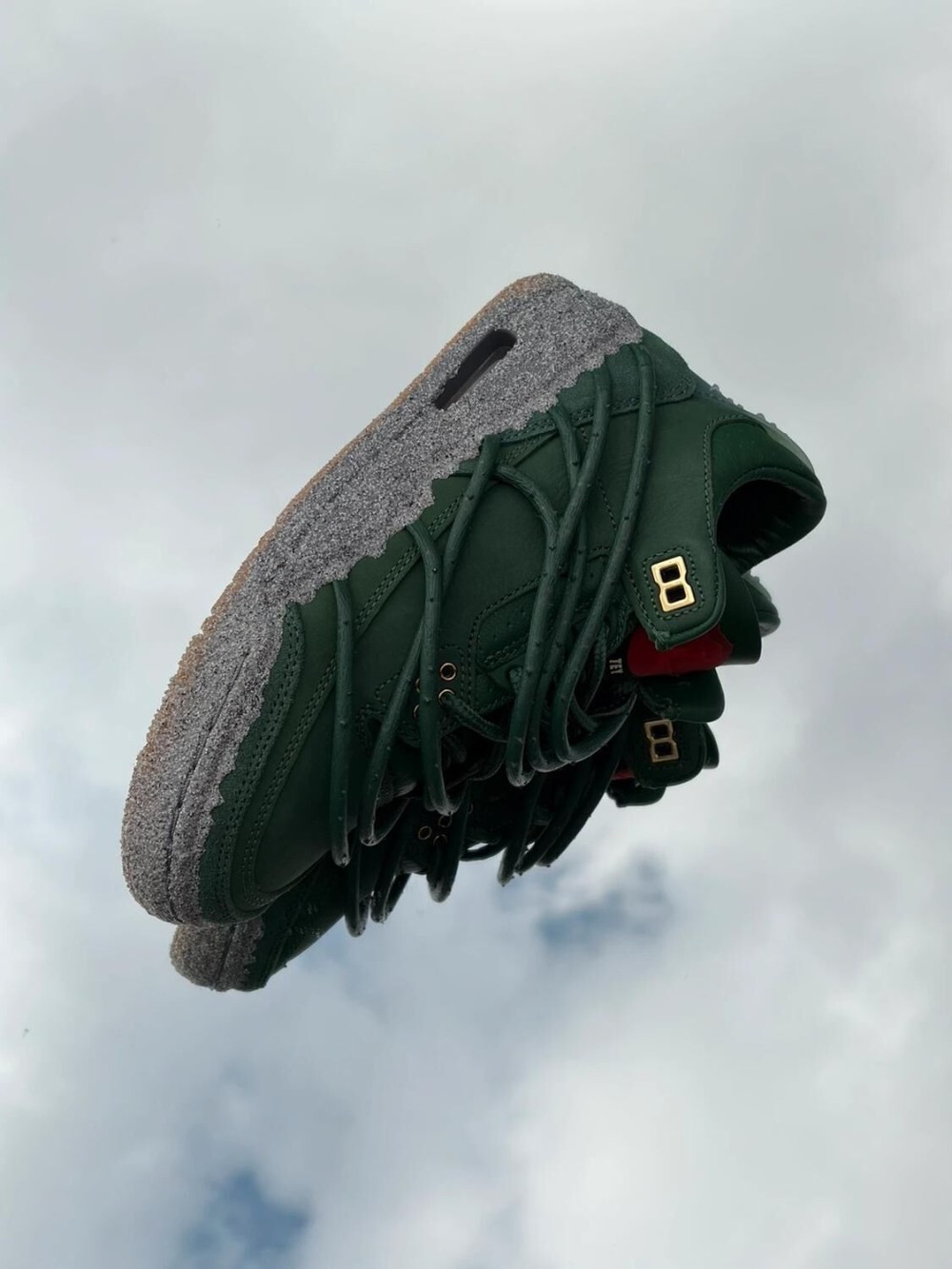 Air Jordan 3 Retro OG SP Contrete Rose X Teyana Taylor Fire Red Gorge Green - Taille 35,5