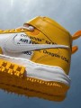 Nike Air Force 1 Mid SP X Off-White White Varsity Maize - Taille 40,5