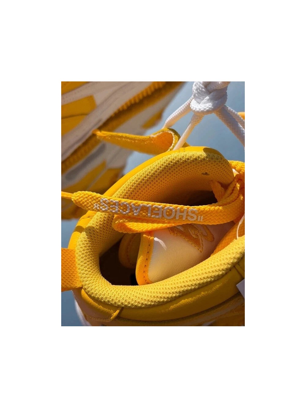 Nike Air Force 1 Mid SP X Off-White White Varsity Maize - Taille 40,5