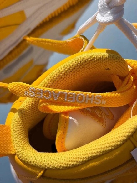 Nike Air Force 1 Mid SP X Off-White White Varsity Maize - Taille 40,5