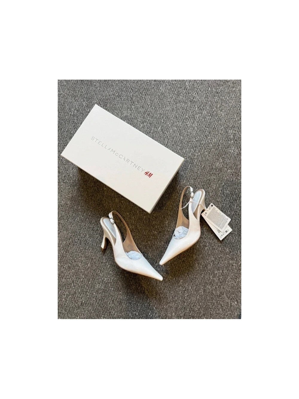 Escarpins à bout pointu avec bride arrière Stella McCartney H&M - Neuf - 39