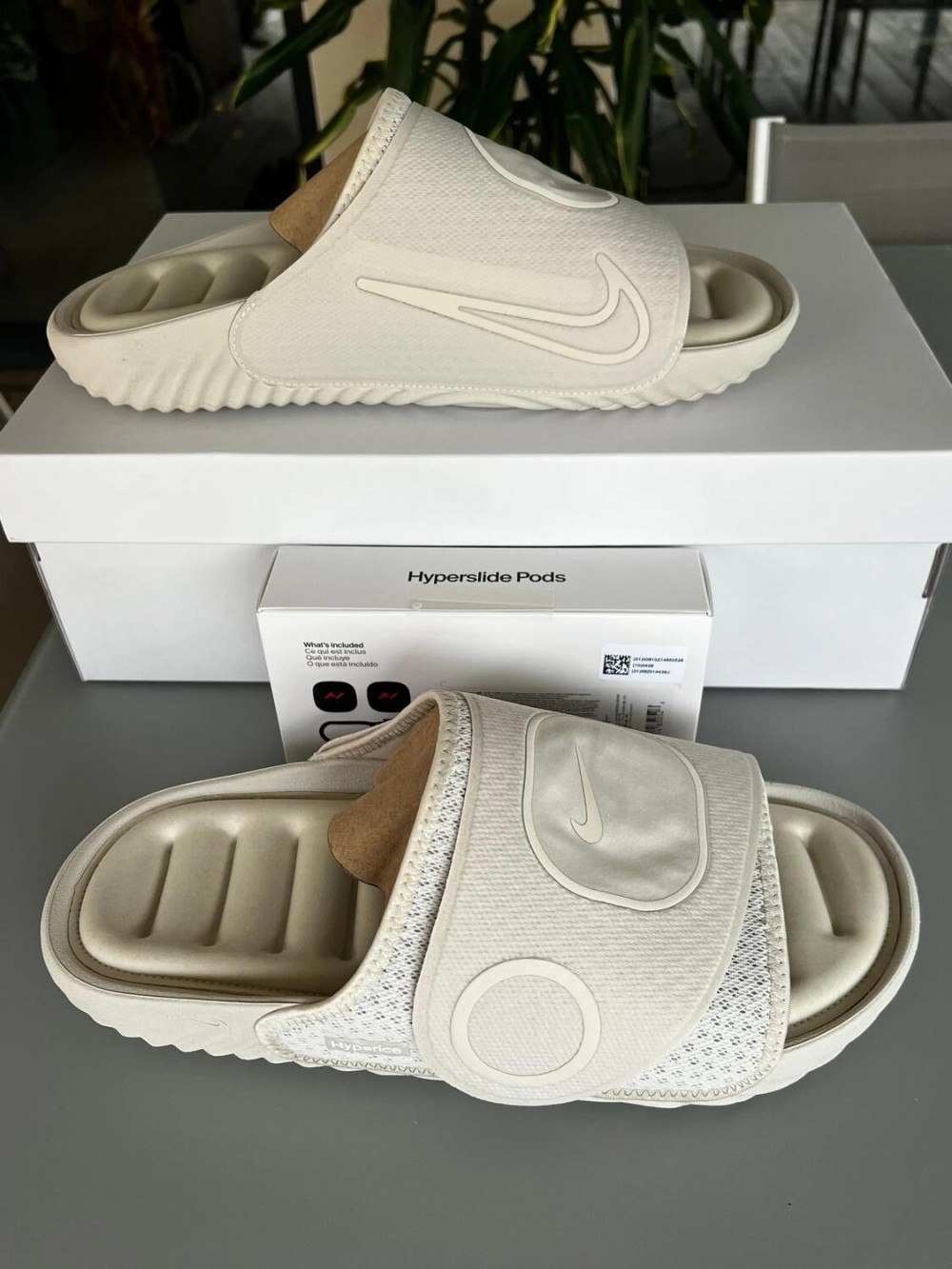 Nike x Hyperice Air Zoom Hyperslide Orewood Brown - Neuf - 48,5
