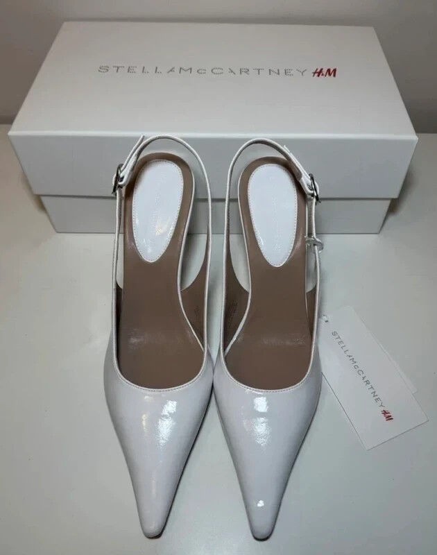 Escarpins à bout pointu avec bride arrière Stella McCartney H&M - Neuf - 39 2