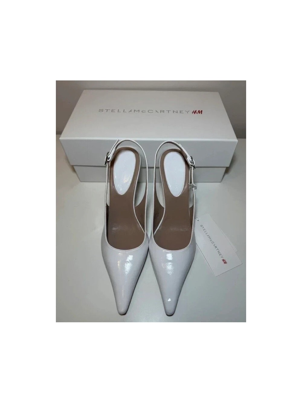 Escarpins à bout pointu avec bride arrière Stella McCartney H&M - Neuf - 39