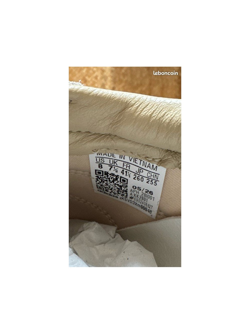 Adidas BW Chalk White Beige - Taille 41