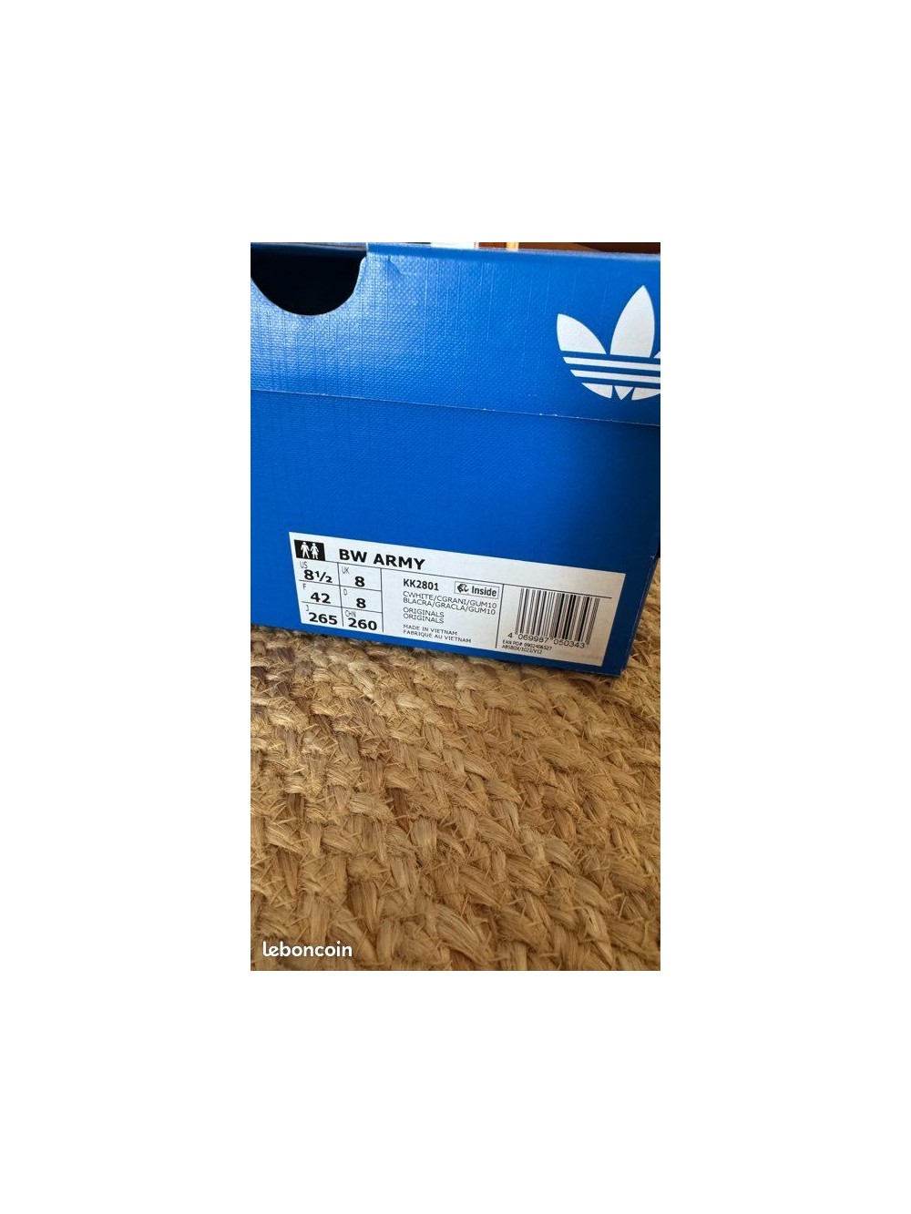 Adidas BW Army Chalk White Beige - Taille 42