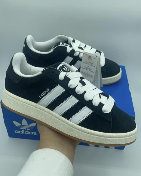Adidas Campus 00s Core Black (women, big laces)