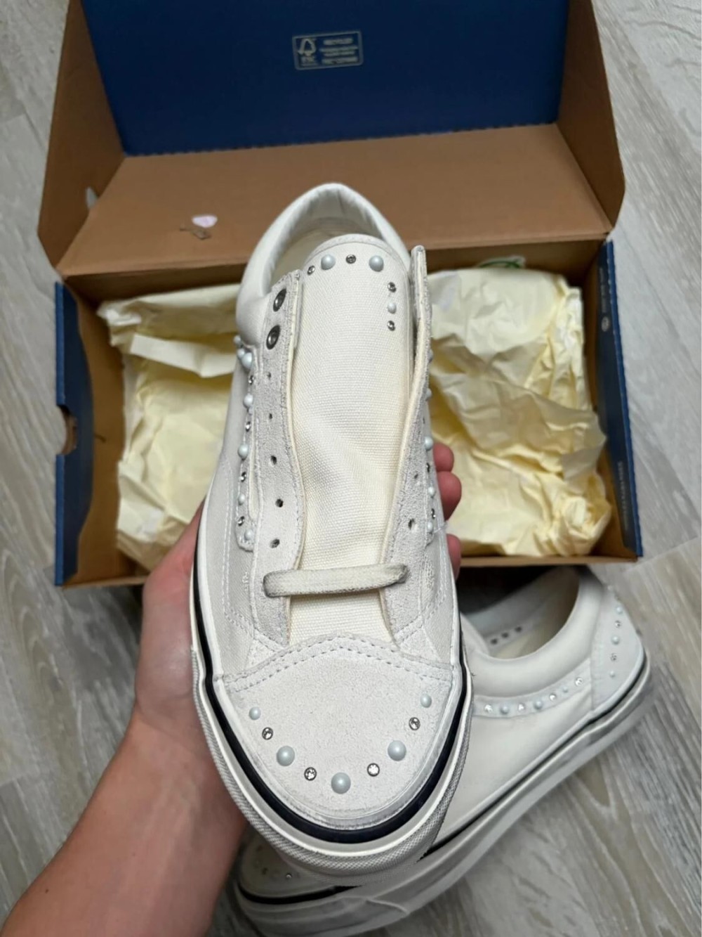 Vans old school pearlized