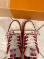 Louis Vuitton lv Trainer scratch velcro rouge blanc taille 10,5 45-46