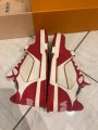 Louis Vuitton lv Trainer scratch velcro rouge blanc taille 10,5 45-46