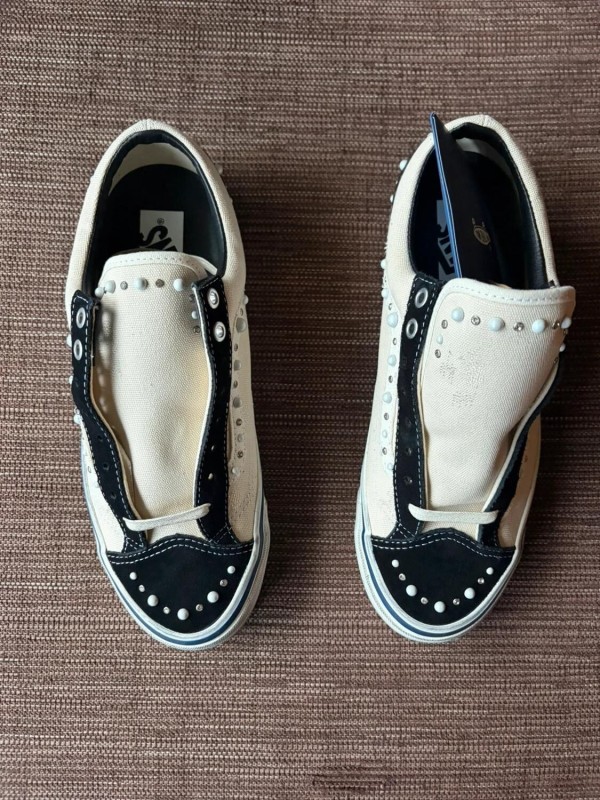 Vans Old Skool Pearlized Black/White/Blue 2