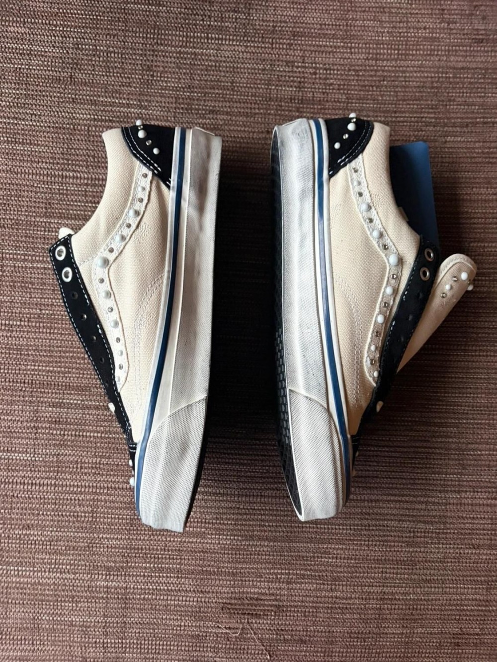 Vans Old Skool Pearlized Black/White/Blue