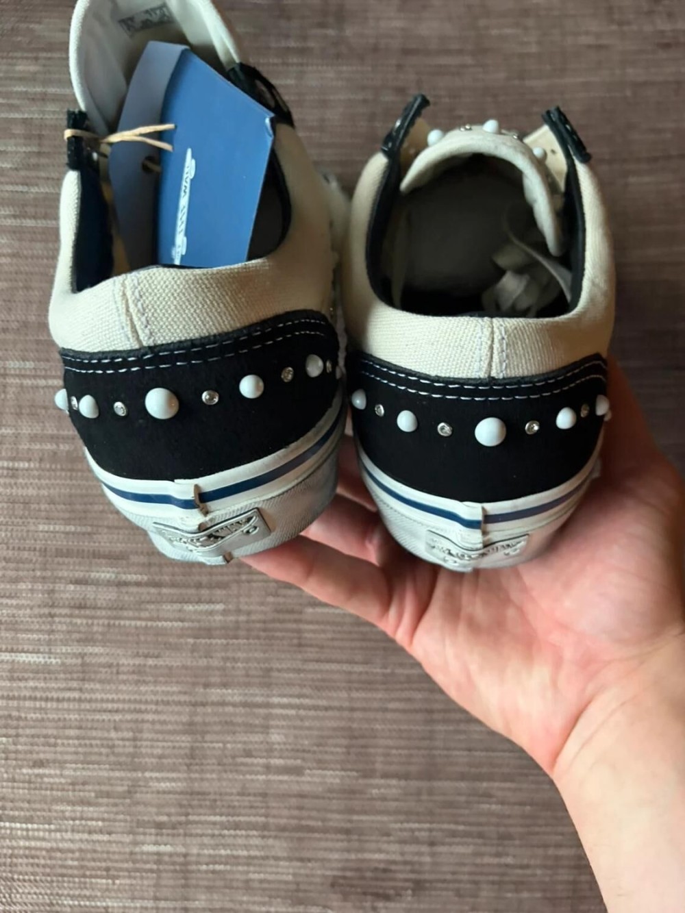 Vans Old Skool Pearlized Black/White/Blue