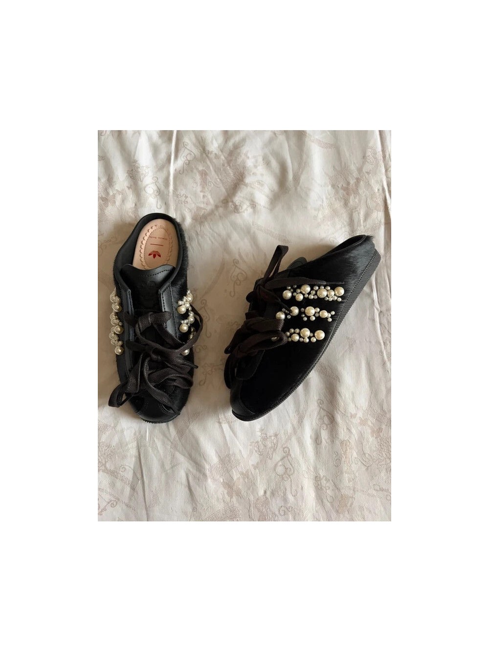 Adidas x Simone Rocha Japan Slip On Black Better Scarlet