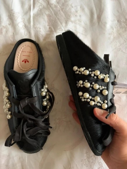 Adidas x Simone Rocha Japan Slip On Black Better Scarlet