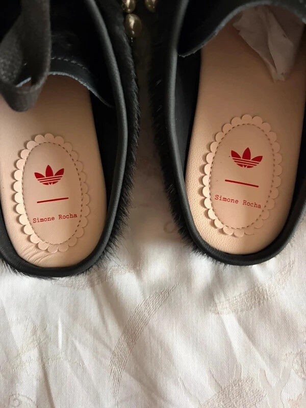 Adidas x Simone Rocha Japan Slip On Black Better Scarlet 2